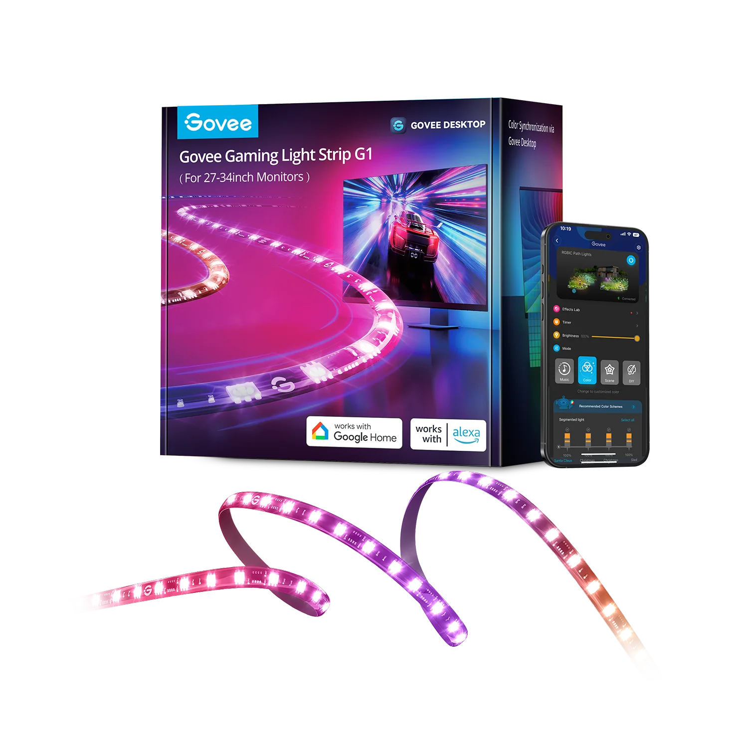 Govee Gaming Light Strip G1 (27-34inch Monitors) - H6609