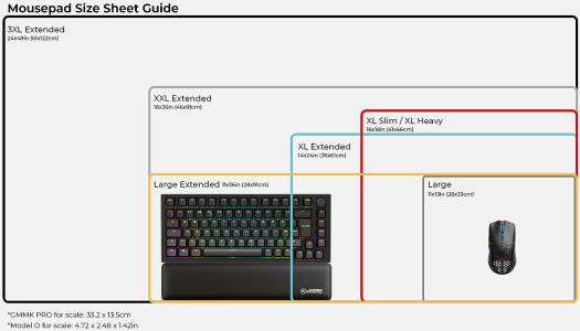 Glorious Large Gaming Mouse Pad/Mat White  GW XL