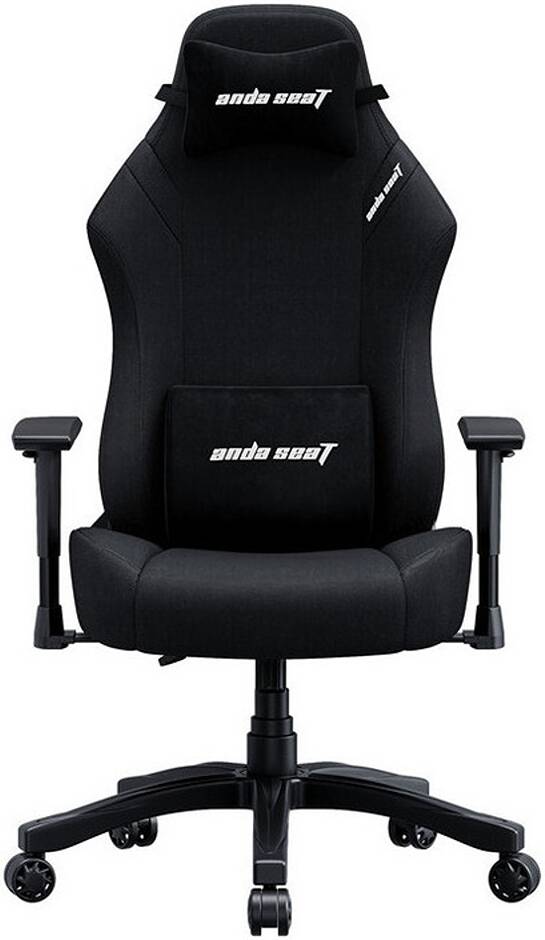 Anda Seat Luna PVC Gaming Chair (L) - Black Fabric