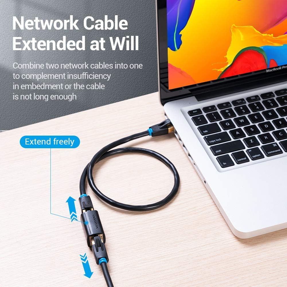 Vention RJ45 Cat 7 FTP Keystone Jack Coupler