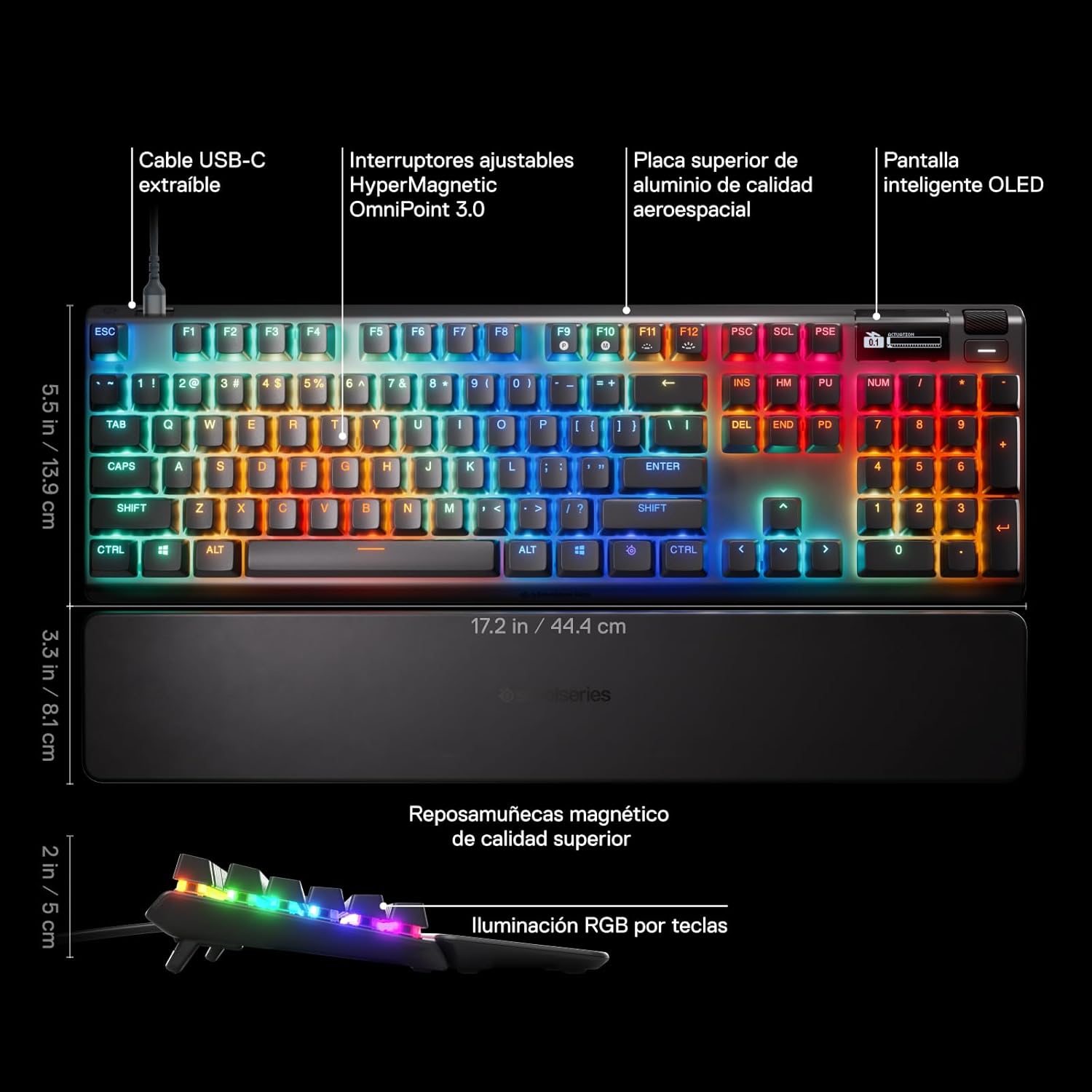 SteelSeries Apex Pro Gen 3 Mechanical Gaming Keyboard