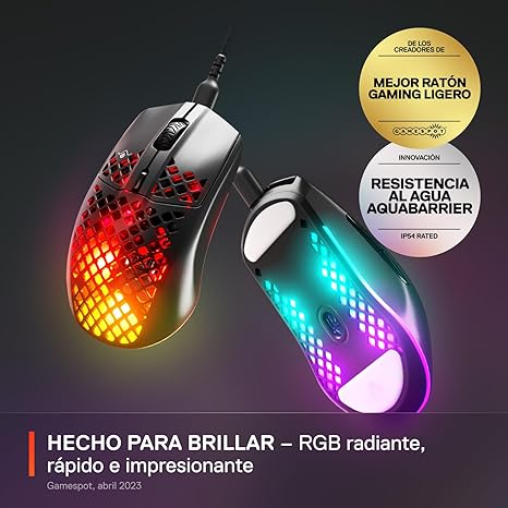 SteelSeries Aerox 3 Gaming Mouse 2022 Edition - Onyx