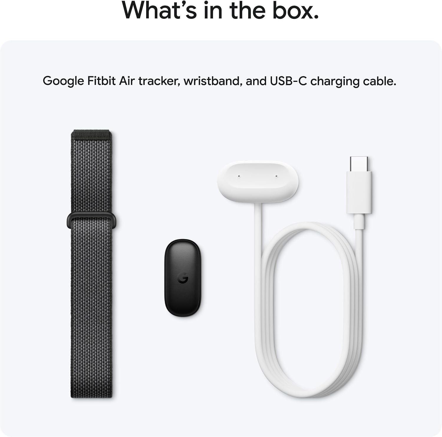 Google Fitbit Air - Screenless Activity Tracker with Fitness, Heart Rate, Sleep Tracking