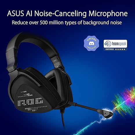 ASUS ROG Delta S Animate Gaming Headset-Black