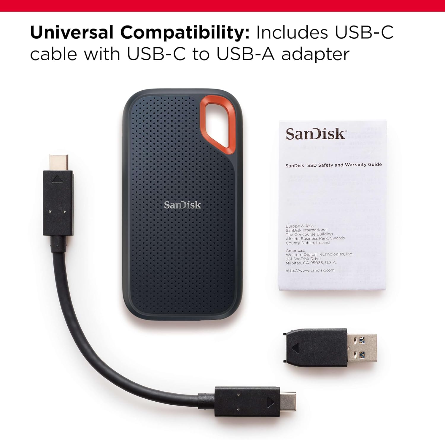 SanDisk Extreme Portable SSD 8TB-Black