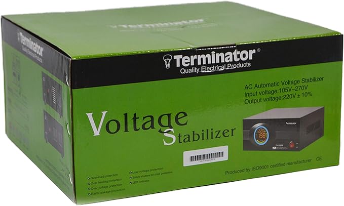 Voltage Regulator/Automatic Voltage Stabilizer 1000W TVS 1000W Terminator