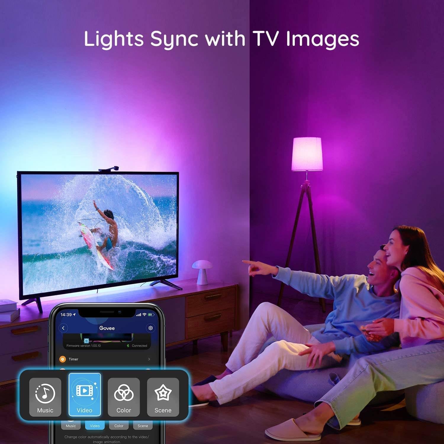 Govee RGBIC TV Backlight (for 55-65 inch TVs) - H6199
