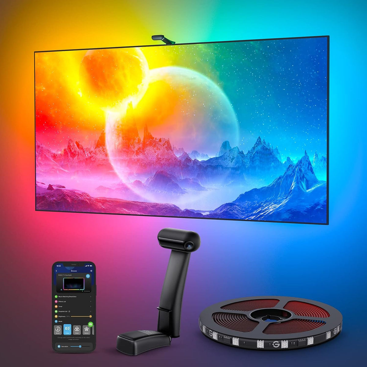 Govee Envisual TV Backlight T2 for 75-85 inch TVs