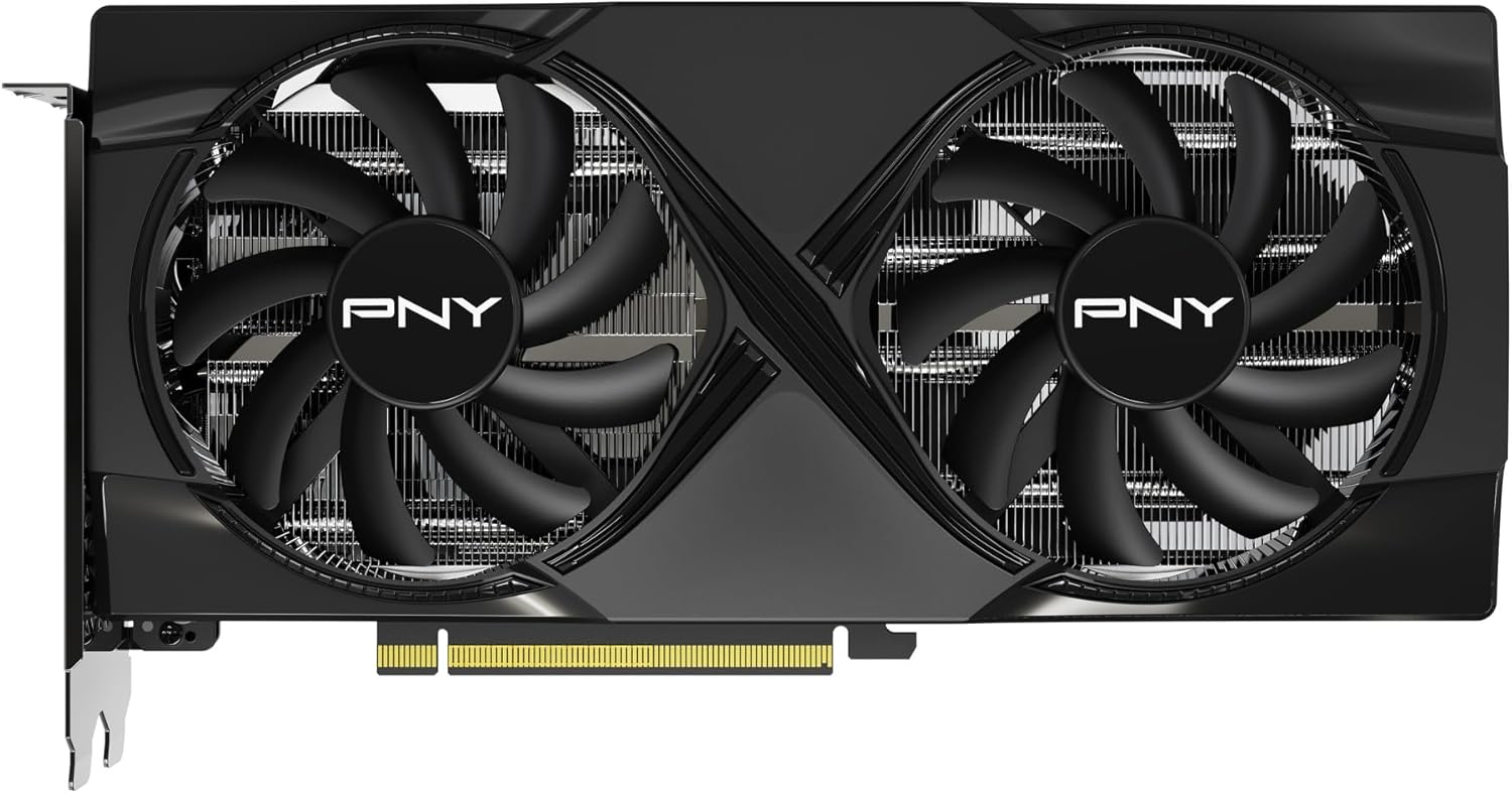 PNY GeForce RTX 5060 Ti 16GB Overclocked Dual Fan DLSS 4 Graphics Card