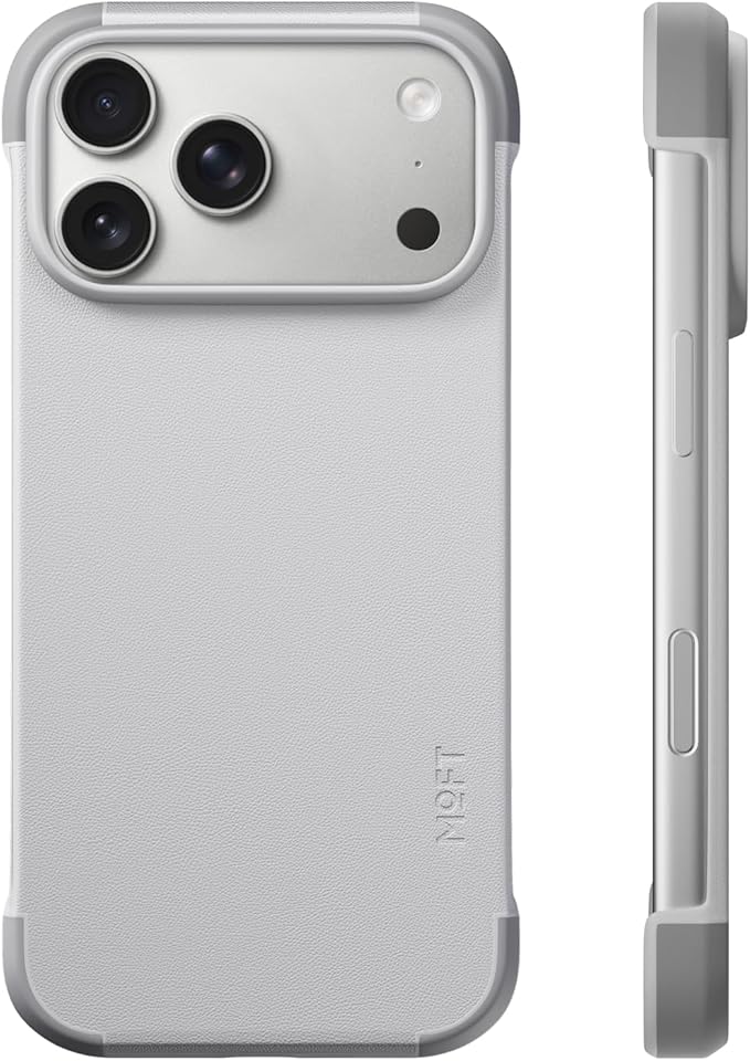 MOFT MOVAS Frame Case for iPhone 17 Pro -Misty Cove + Cement -MCGYCMGY ...