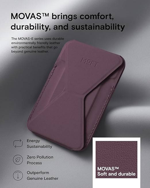 MOFT Magnetic Wallet Stand  Angle Adjustment & Magsafe Compatible Phone Stand-MS007MP-1-MO-BBPL - BlackBerry