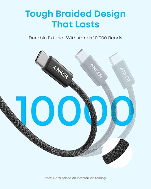 Anker Zolo USB-A to USB-C Cable 3.3ft(1M) |A8052H11