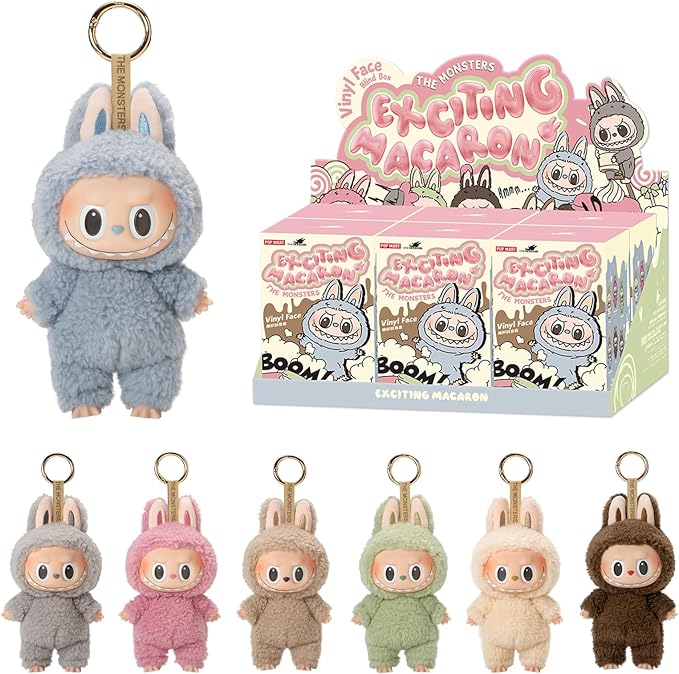 Labubu Pop Mart The Monsters Exciting Macaron Vinyl Face