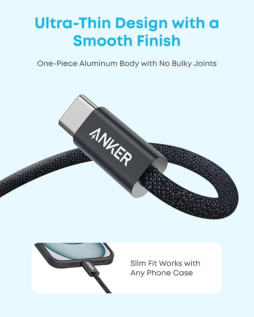 Anker Zolo USB-A to USB-C Cable 3.3ft(1M) |A8052H11
