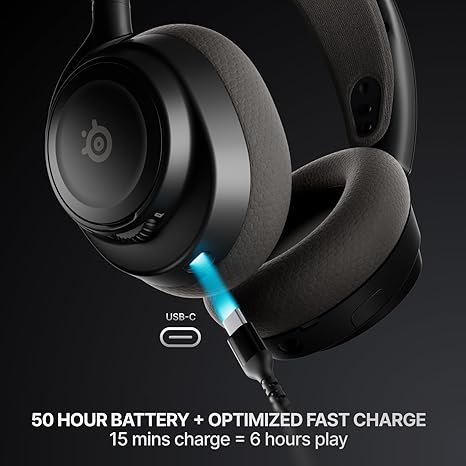 SteelSeries Arctis Nova 7P Wireless Gen 2 Gaming Headset-Black|61744