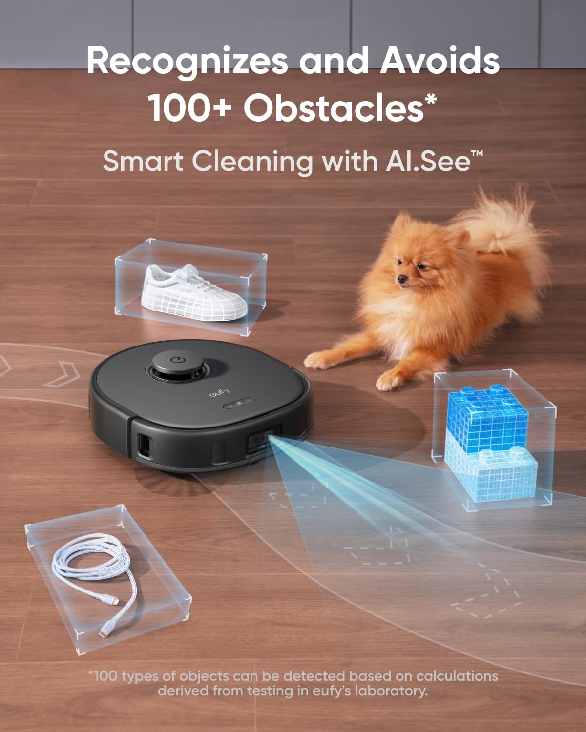 Anker Eufy X10 Pro Omni, Robot Vacuum and Mop with 8,000 Pa Suction T2351V11