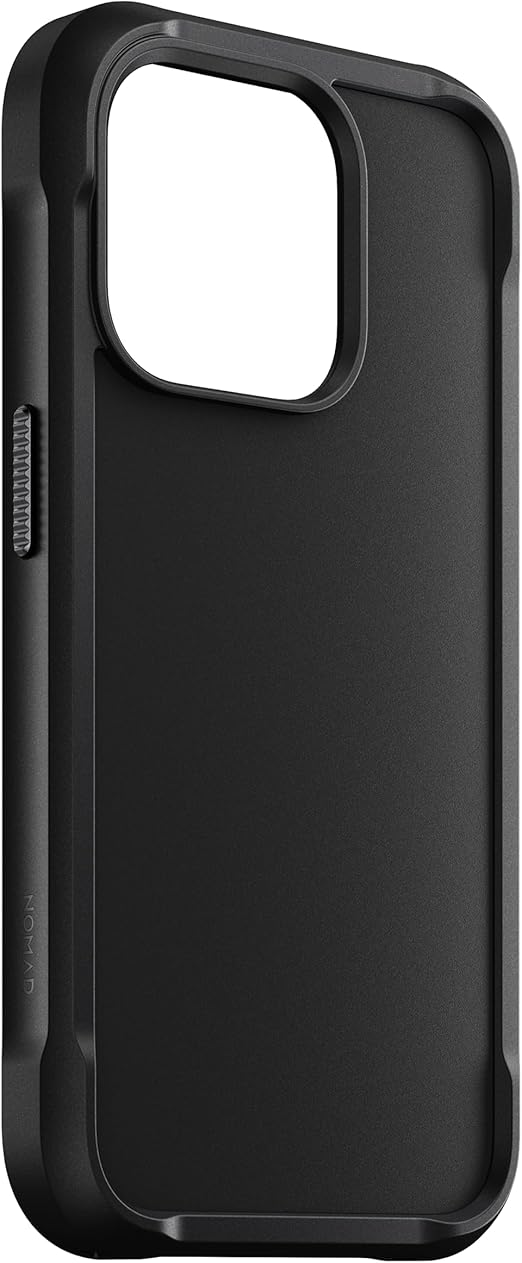 NOMAD Rugged Case for iPhone 15 Pro MagSafe Compatible Polycarbonate Protective Case with TPU Bumper-Matte PET Back