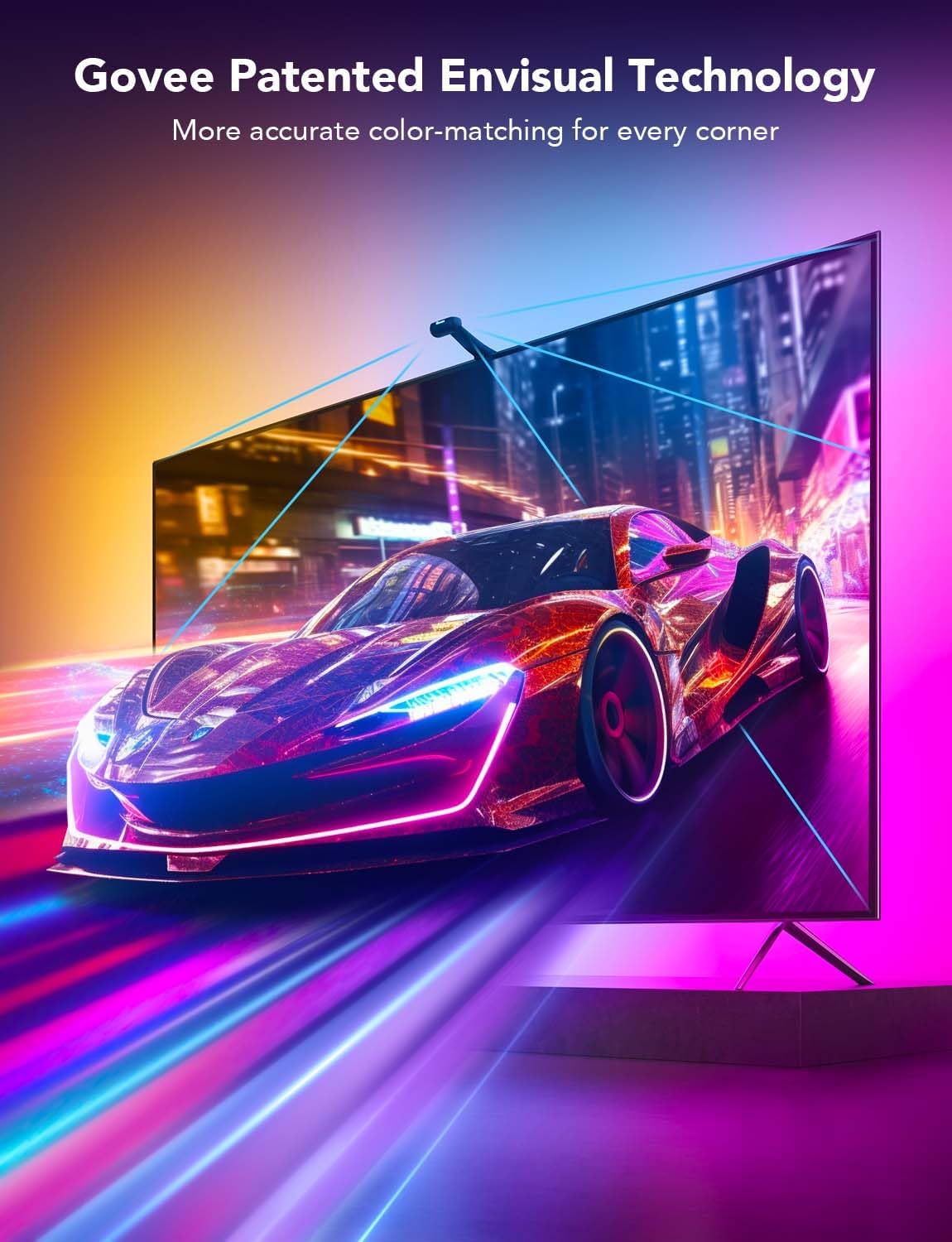 Govee Envisual Tv Backlight T2 With Dual Cameras 55