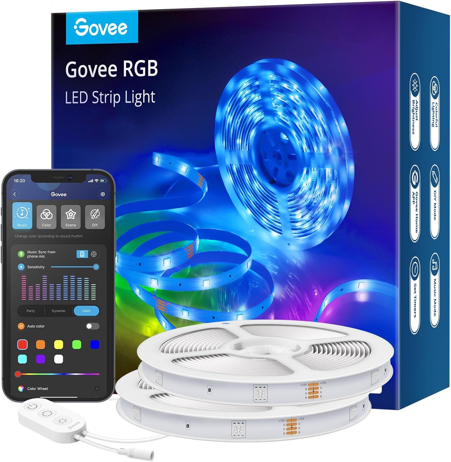 Govee Smart LED Strip Lights 10m (2x5m ) - H6110