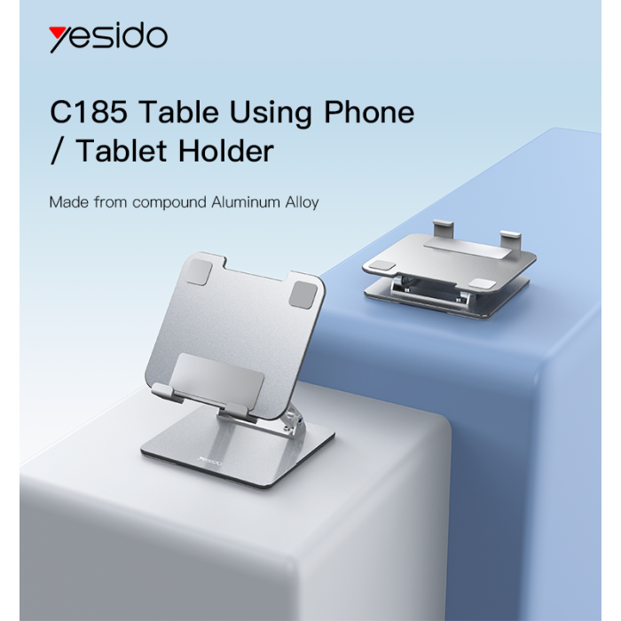 Adjustable Height Supporter Holder Metal Laptop Tablet Stand Yesido-C185