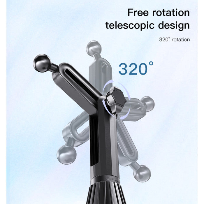 YESIDO Mobile Phone Holder Cup Mount Tightly Grip Design 360 Rotational Adjustable Car Cup Holder-C195