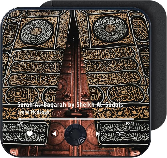Quran Magnet Speaker for Fridge - Preloaded Surah Audio Player with Islamic Recitations, Portable Magnetic
