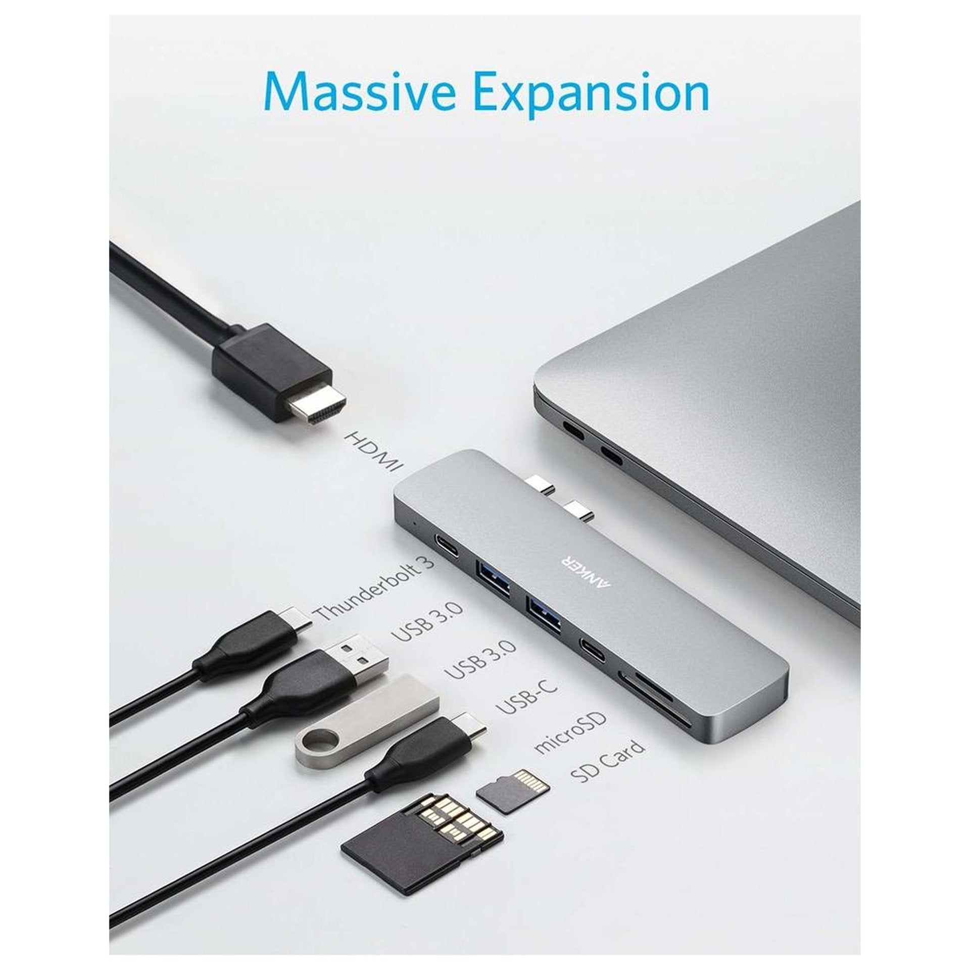 Anker PowerExpand 7-in-2 USB-C Hub - A8371HA1
