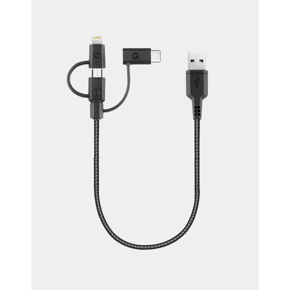 3in1 cable high speed charge and sync 18cm energea