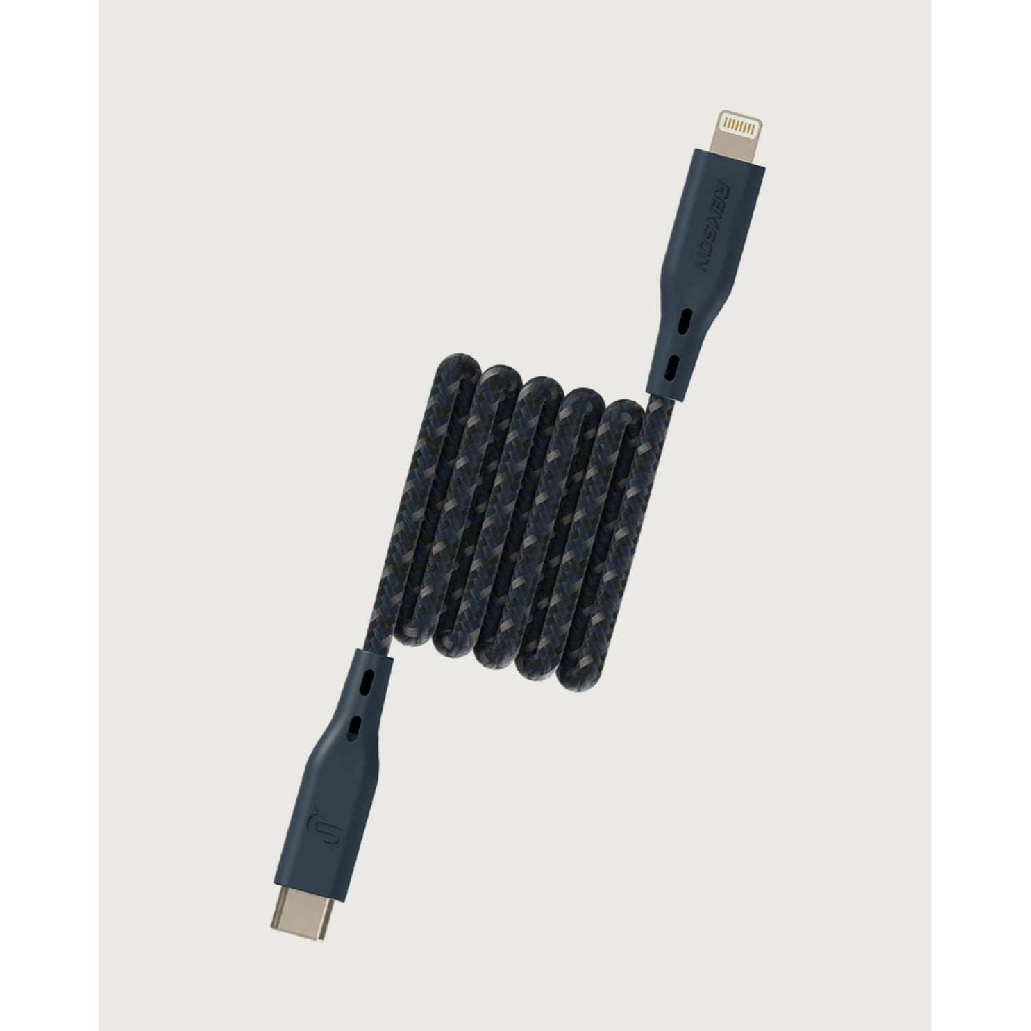 Remson Rapid-link Nylon Braided Cable USB-C To Lightning Cable 3m