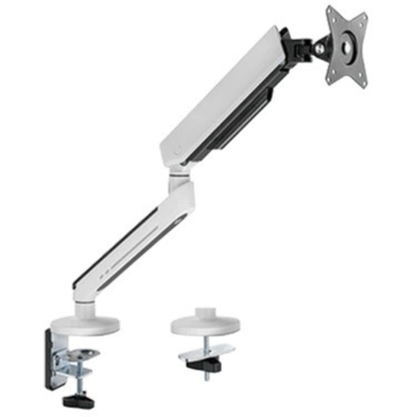 Twisted Minds Single Monitor arm With USB RGB - White TM-54-C06-W