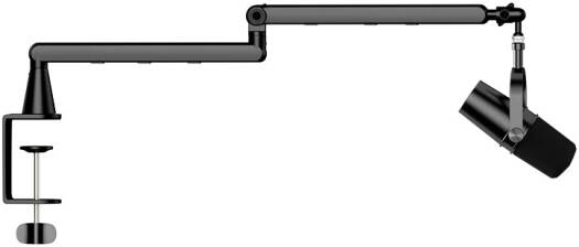 Twisted Minds Flex Series Standard Pole Microphone Arm, 360° Rotation, Dual Adjustable Arms, Black | TM-FX01-HP