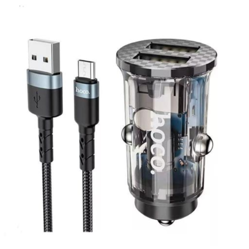 Hoco car charger with micro cable