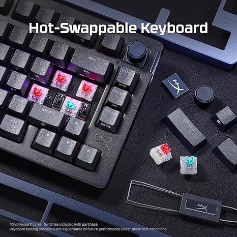 HyperX Alloy Rise 75 Mechanical Gaming Keyboard Arabic -Black