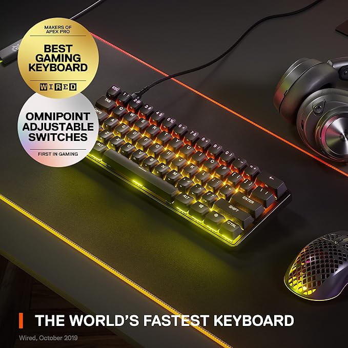 Steelseries Apex Pro Mini Gaming Keyboard | 64820-Black
