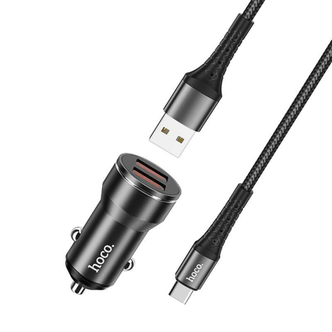 Hoco car charger with TPYE-C cable