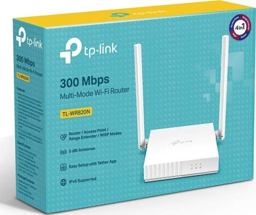 TP-Link 300 Mbps Speed Wireless WiFi Router, Supports Parent Control | TL-WR820N