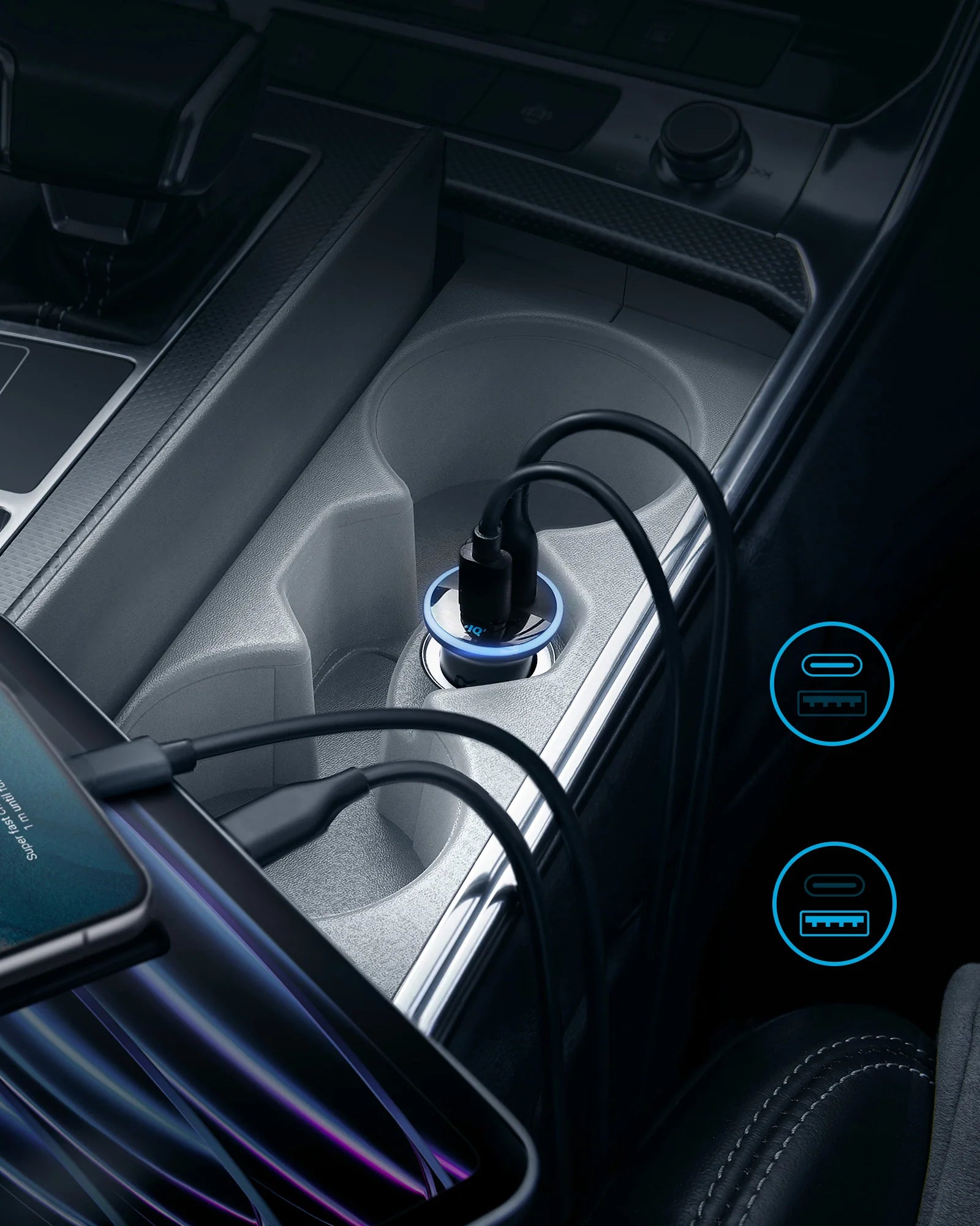 Anker 323 Car Charger (52.5W)