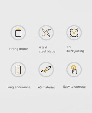 Admos Juicer Cup Portable AM-666 - Black