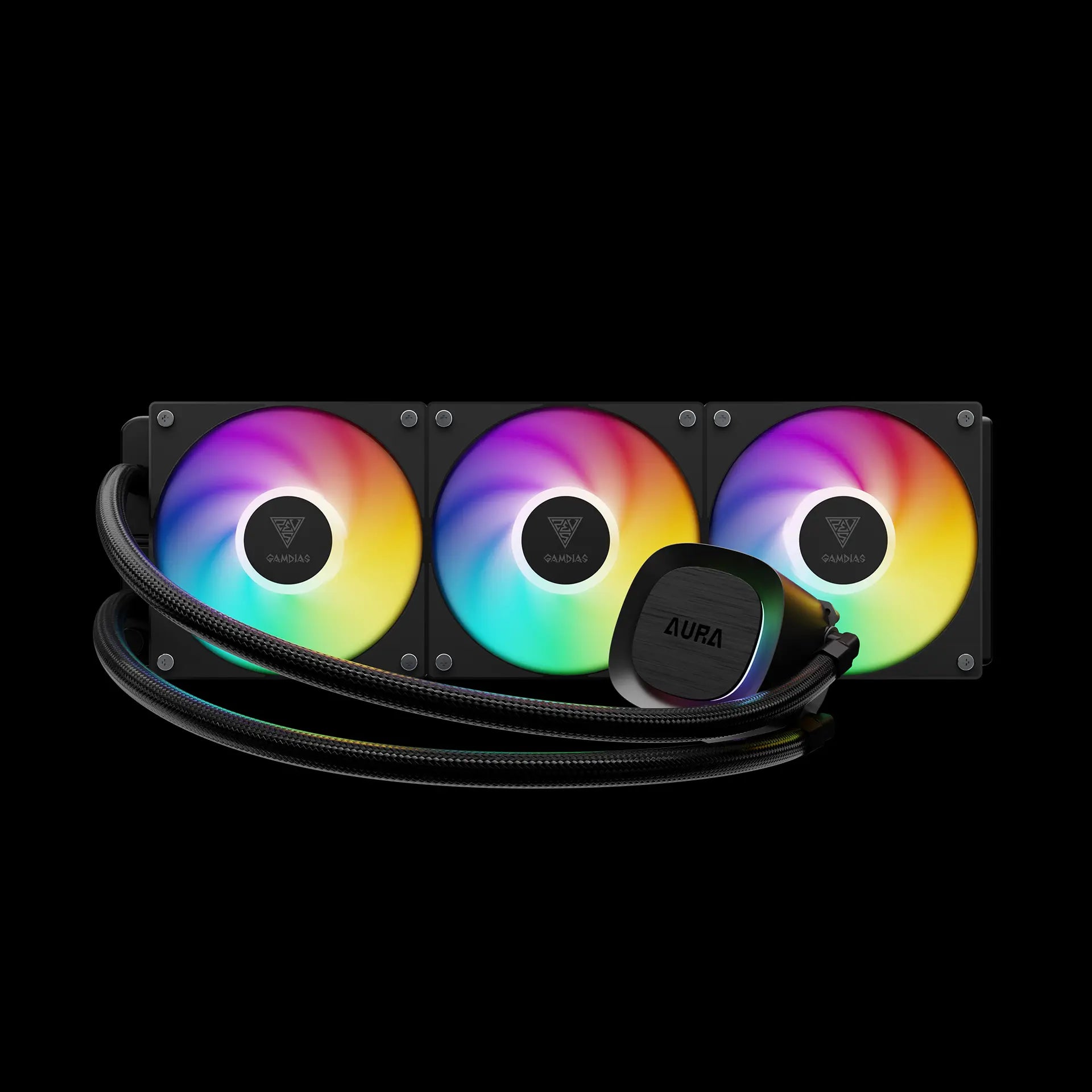 CPU LIQUID COOLER-GAMDIAS AURA GL360 V2 (LGA 1851/1700/115X/1200-AM5/AM4)