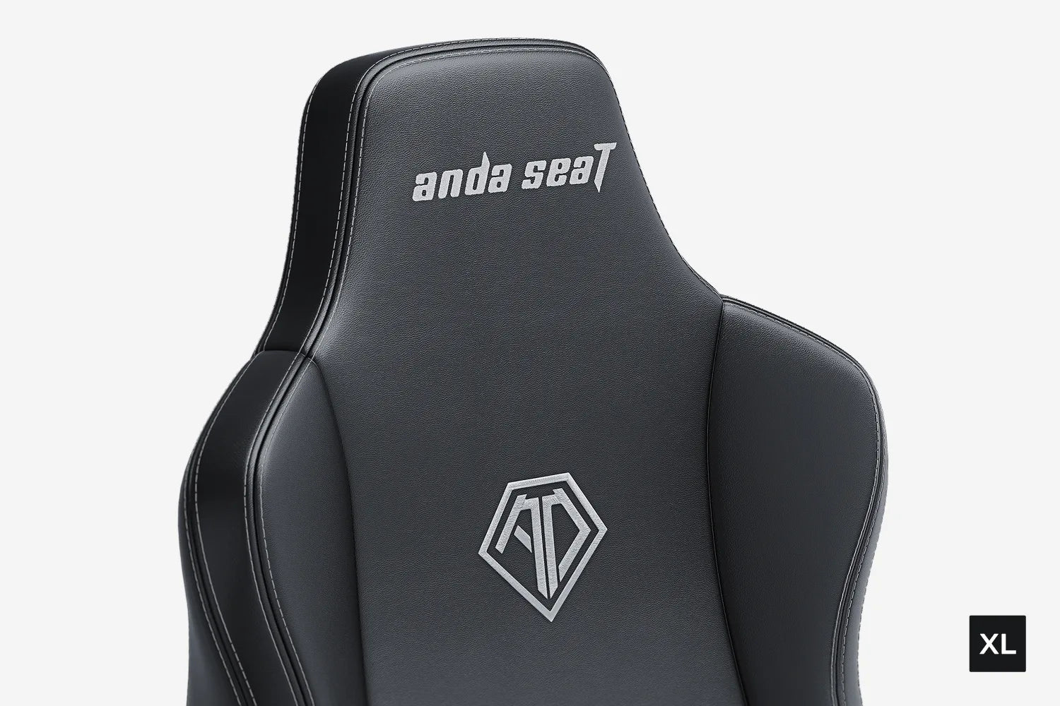 AndaSeat Novis Series Gaming Chair Premium PVC Leather Upholstery, Large Size, Elegant Black | AD23-XL-01-B-PV