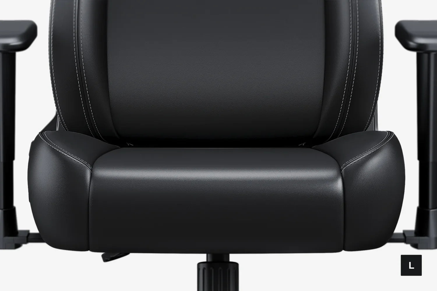 AndaSeat Novis Series Gaming Chair Premium PVC Leather Upholstery, Large Size, Elegant Black | AD23-L-01-B-PV