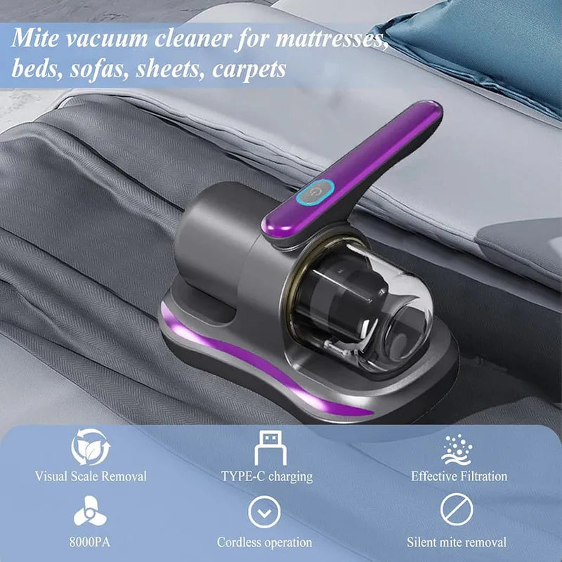 ADMOS Acarid Remover, Handheld Bed Mattress Sofa Vacuum Cleaner, Dust Mite Cleaner