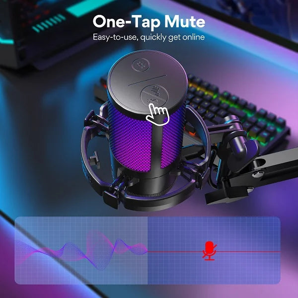 Maonocaster Gamerwave Condenser USB Gaming RGB Microphone - DGM20S