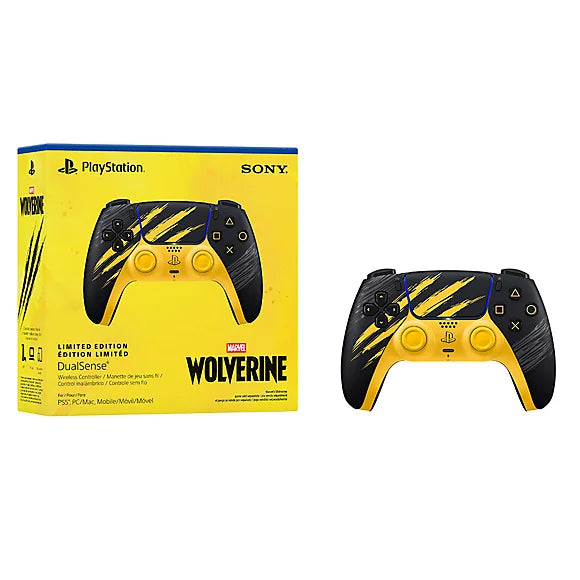 DualSense® Wireless Controller - Marvel’s Wolverine Battle Yellow Limited Edition - For PS5