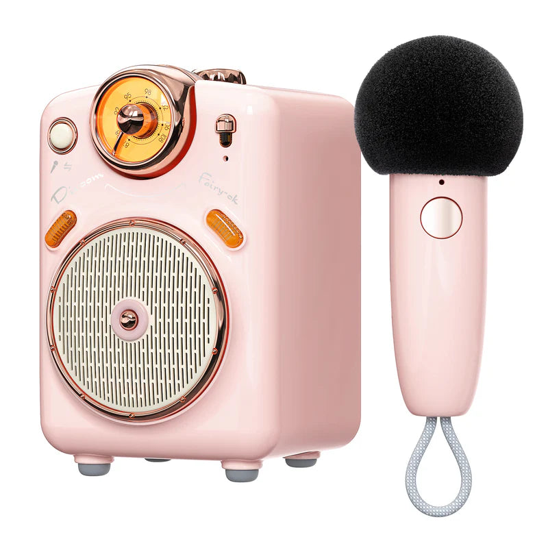 Divoom Fairy-OK Cute Speaker with Microphone, PINK