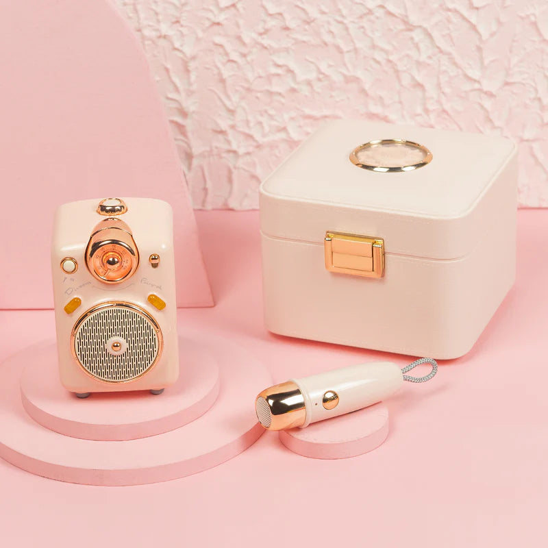 Divoom Fairy-OK Cute Speaker with Microphone, PINK
