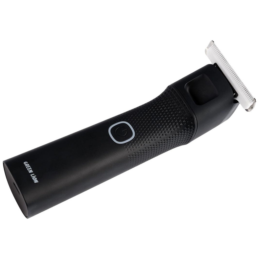Green Lion 3-in-1 Body Trimmer with 3 Detachable Heads, 7000RPM-Black
