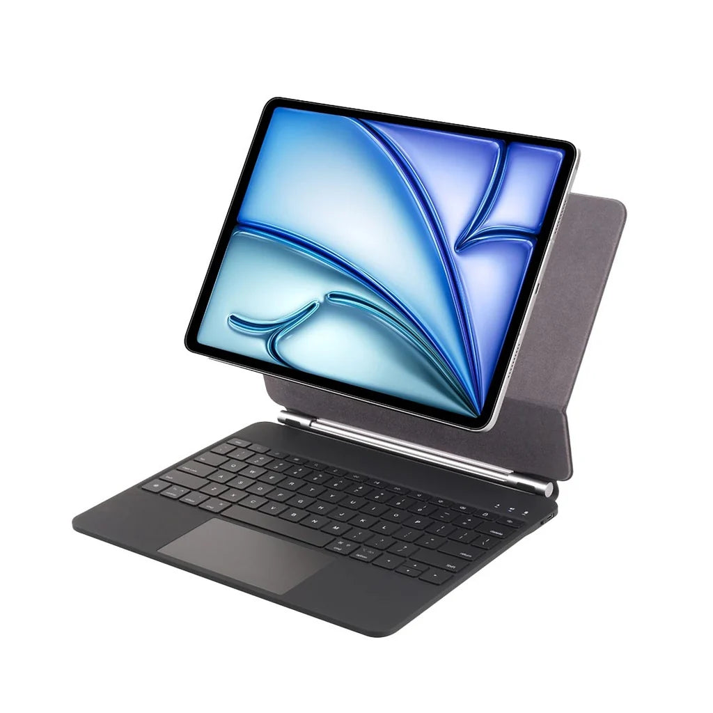 Green Lion Magic Keyboard Case For iPad Air 13 & Pro 12.9 6th/5th/4th/3rd Gen EN/AR