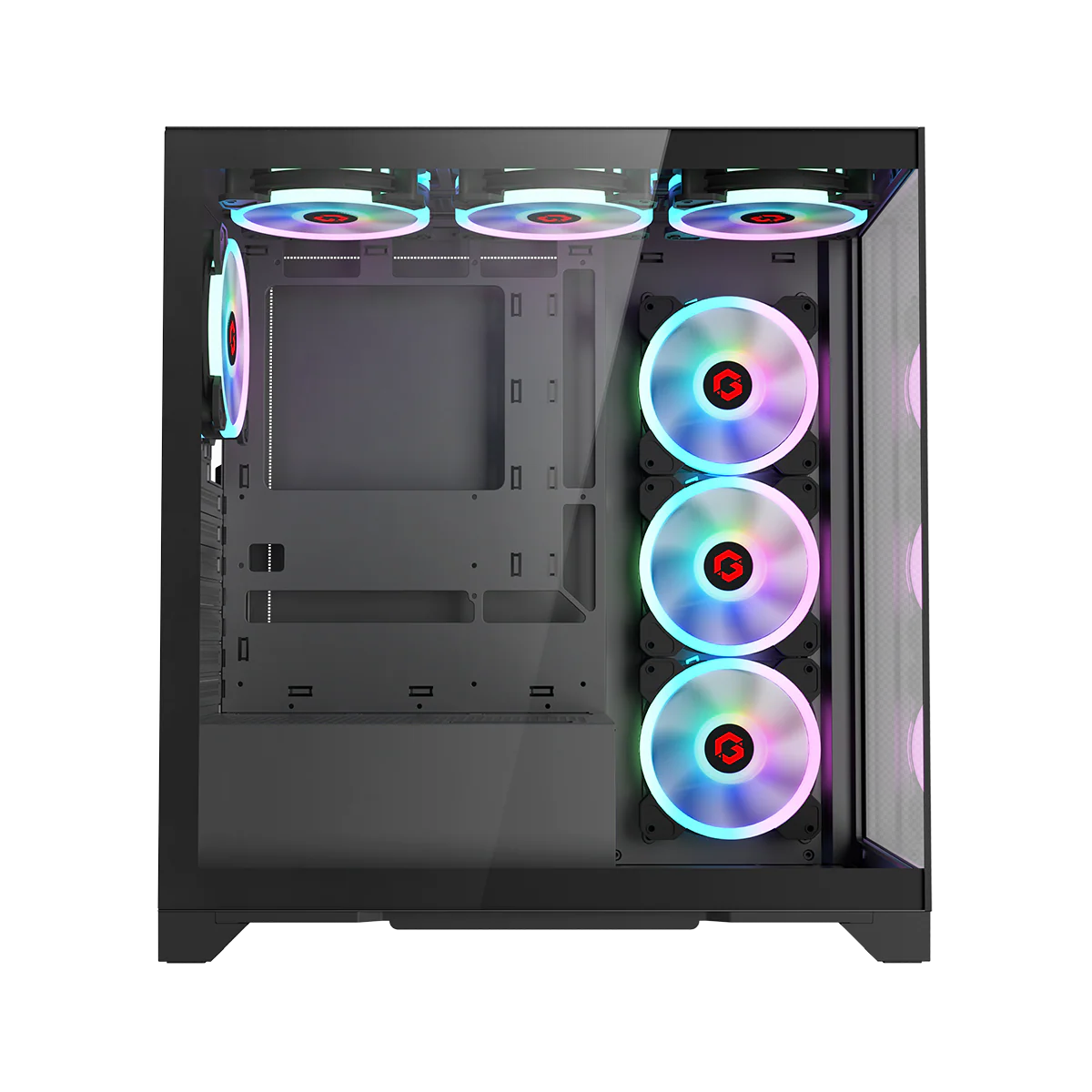 GAMEON Emperor Midnight IV Series Mid Tower Gaming Case - Black