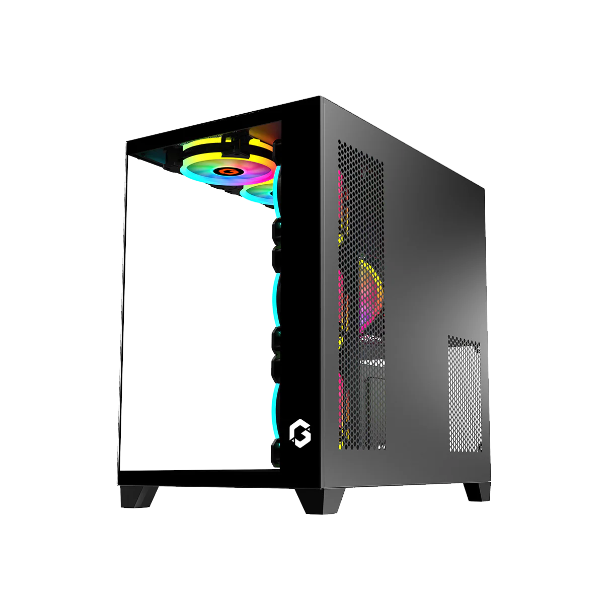 GAMEON Emperor Midnight Series Mid Tower Gaming Case - Black